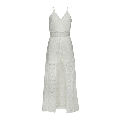 Abbildung von Vivance Maxikleid, Damen, Größe: 40, Weiß