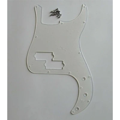 Abbildung von KAISH Clear P Bass Pickguard Transparent PB Scratch Plate für USA/Mexican Fender Precision