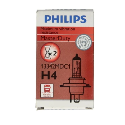 Abbildung von PHILIPS 13342MDC1 Glühlampe, Fernscheinwerfer H4 24V 75/70W Halogen MAN: L 2000, M 2000 M, TGX, MERCEDES BENZ: ATEGO, T2/LN1 Kipper, LK/LN2