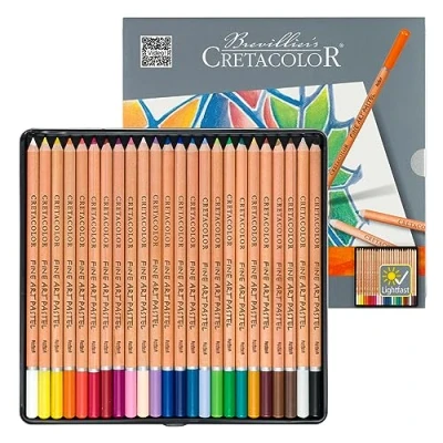 Abbildung von Creta Color Satz Pastellstifte 24 Stück