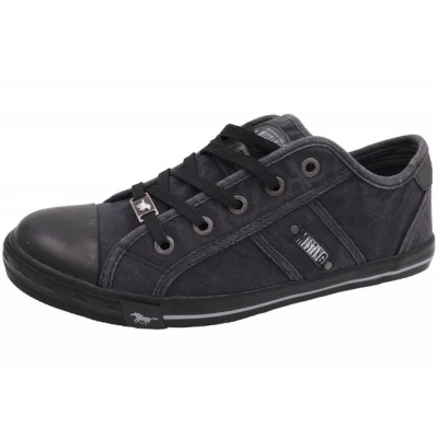 Abbildung von Mustang Sneaker low, Damen, Größe: 37, Graphit Schuhe