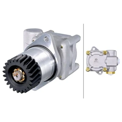 Abbildung von HELLA 8TL 359 003 531 Hydraulikpumpe hydraulisch Drehrichtung im Uhrzeigersinn