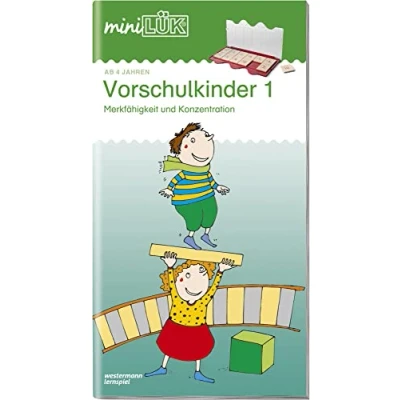 Abbildung von miniLÜK: Kindergarten/Vorschule Vorschulkinder 1: für Kinder von 4 6 Jahren. (miniLÜK Übungshefte: Kindergarten)