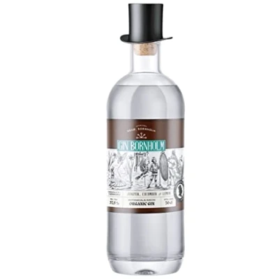 Abbildung von Bio Gin Bornholm Gurke &amp; Zitrone, Zylinder Edition. aus Dänemark, 0,7 L, 37,5% Vol.