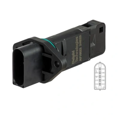 Abbildung von DELPHI AF10623 12B1 Luftmassenmesser MERCEDES BENZ: A Klasse, Vaneo