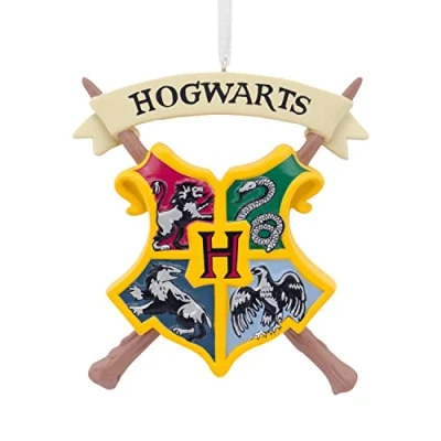Abbildung von Hallmark Harry Potter Hogwarts Wappen Weihnachtsbaumschmuck