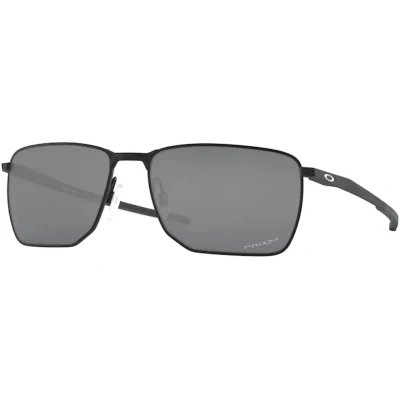 Abbildung von Oakley Herren OO4142 EJECTOR 414203 Gläser SONNENBRILLEN Metall Schwarz Grau Quadratisch Polarisiert Prizm