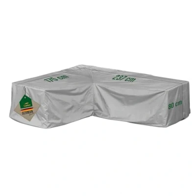 Abbildung von mehr Garten Gartenmöbel Schutzhülle Protect, Premium PROTECT Eck Lounge Abdeckung asymmetrisch Ottomane links, 237(