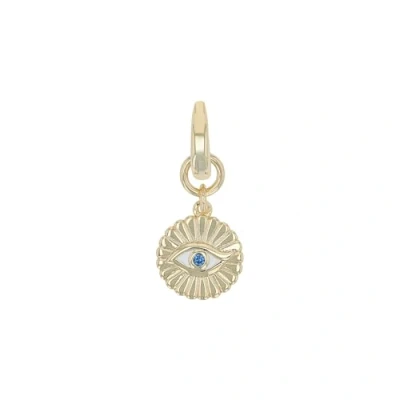 Abbildung von amor Zirkonia Synth AUGE Anhänger goldcoloured, Damen, Größe: One Size, Gold coloured