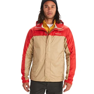 Abbildung von Marmot Herren PreCip Eco Jacket, Wasserdichte Regenjacke, winddichter Regenmantel, atmungsaktiver, faltbarer Hardshell Windbreaker, ideal zum Fahrradfahren &amp; Wandern