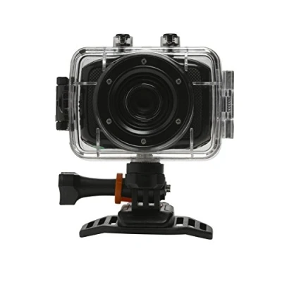 Abbildung von Denver HD Actioncam (5 Megapixel, 5 cm (2,0 Zoll) Display, CMOS Sensor, USB) inkl. wasserdichtem Gehäuse bis 10 m