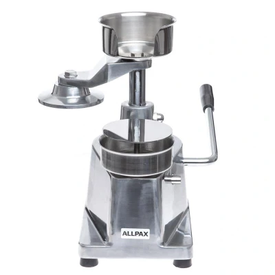 Abbildung von Burgerpresse Gastro Ø 10,5 cm Patties Edelstahl manuell Hamburger Burger Patty Maschine kaufen