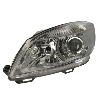 Abbildung von ABAKUS 665 1121LMLD EM Scheinwerfer links H7/H7 chrom glasklar mit Stellmotor für LWR PX26d SKODA: Roomster, Fabia 2 Schrägheck, Combi