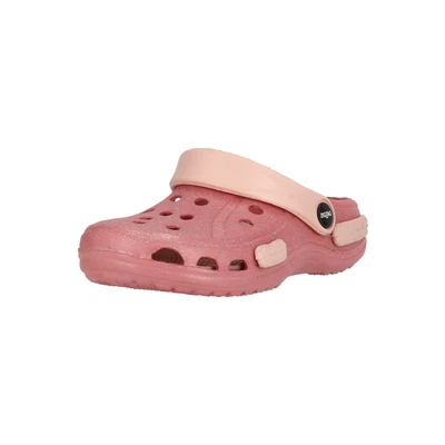 Abbildung von Zigzag Strand Badesandale für Kinder, Größe: 35, Dusty rose Kunststoff