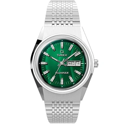 Abbildung von Timex EYE Uhr silvercoloured, green, Größe: One Size, Silver coloured, green