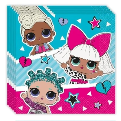 Abbildung von Amscan 9914237 Servietten Paw Patrol 16 Stk. 33 x cm, Mittel
