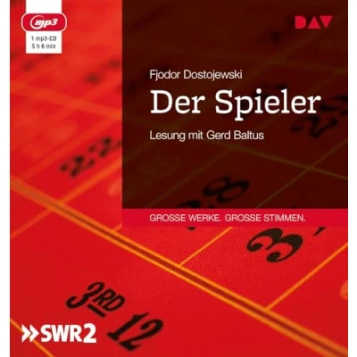 Abbildung von Der Spieler: Lesung mit Gerd Baltus (1 mp3 CD)