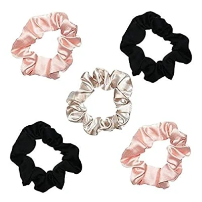 Abbildung von Kitsch Satin Sleep Scrunchies (Various Colours) Assorted