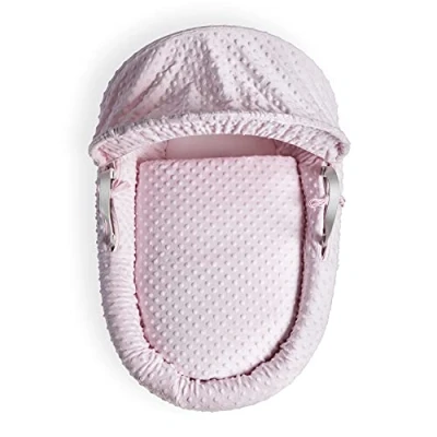 Abbildung von Clair de Lune Dimple Babykorb Dressing Set (Korb Nicht im Lieferumfang enthalten) (Rosa)