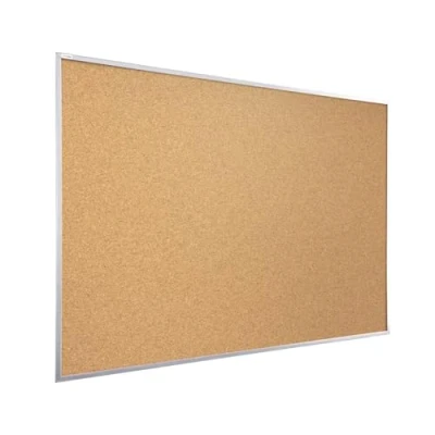 Abbildung von ALLboards Pinnwand mit Silbernem Holz Rahmen 90x60cm Korktafel Korkwand Kork