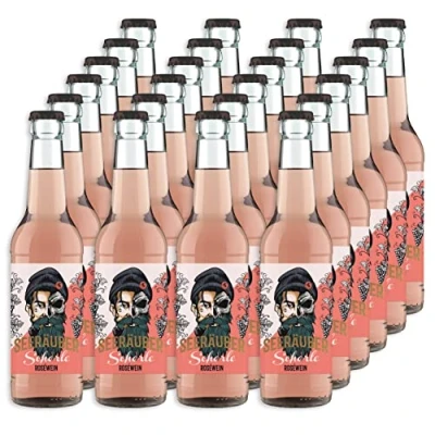Abbildung von Weinschorle Seeräuber Rosewein 0,33l flasche (24)