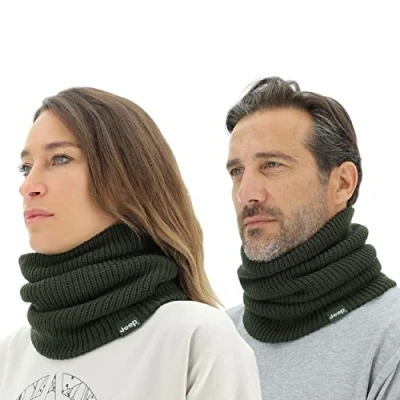 Abbildung von JEEP O102601 E849 J Ribbed Tricot NECKWARMER J22W Unisex Nordic Green Uni