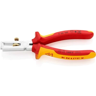 Abbildung von Knipex Maulschlüssel 11 06 160 SB Abisolierzange mm 1 St.