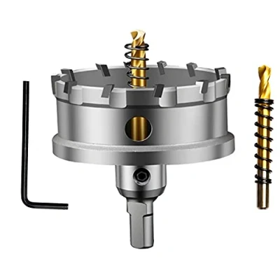 Abbildung von ASNOMY 70mm Lochsäge Hartmetall Bohrer, Metall TCT Bohrer Lochsägen ideal für Löchern in Edelstahl, Eisen, Holz, Kunststoff