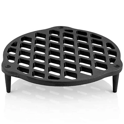 Abbildung von BBQ Toro Gusseisen Stapelrost Einsatz für Dutch Oven, Ø 26 cm, rund 6 QT und 9 Oven Erhöhung, Gusseisenrost, Grillrost, Ofenrost, Gussrost