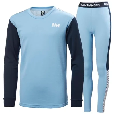 Abbildung von Helly Hansen Junior Unisex Jr HH Lifa Active Set, Bright Blue, 14