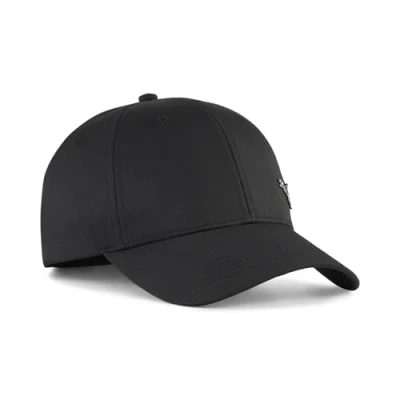 Abbildung von Essentials Metal Puma Cat Baseball Cap Teenager Für Kinder Mit Plain Black Größe: KIDS