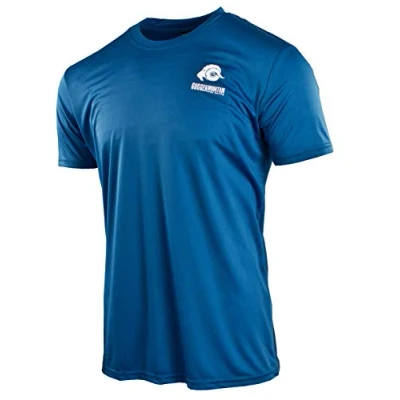 Abbildung von GUGGEN Mountain Herren Funktionsshirt Funktionswäsche Funktions T Shirt Sport Outdoor Aktivitäten Schnelltrocknend Kurzarm Atmungsaktive Blau 3XL