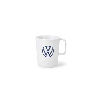 Abbildung von Volkswagen 000069601BQ Tasse Becher Kaffeetasse Porzellan weiß, mit VW Logo