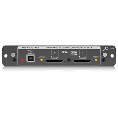 Abbildung von Behringer XLIVE X32 Erweiterungskarte für 32 Kanal Live Aufnahme/Wiedergabe auf SD/SDHC Karten und USB Audio/MIDI Schnittstelle