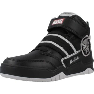 Abbildung von Geox Sneaker high für Kinder, Größe: 29, Black/silver Schuhe