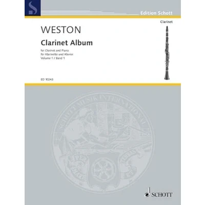 Abbildung von clarinet Album: Vol. 1. Klarinette in B und Klavier.: Bb and piano. (Edition Schott)