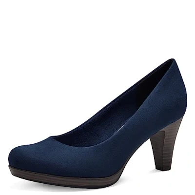 Abbildung von MARCO TOZZI Damen Pumps Vegan Elegant, Blau (Navy), 38 EU