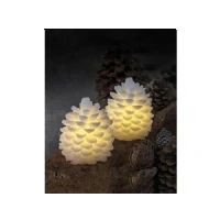 Abbildung von LED Kerze Clara, Höhe 10 cm, Zweierset
