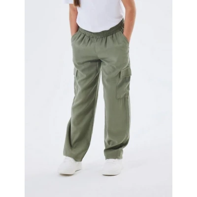 Abbildung von Name it Straight FIT Cargohose für Kinder, Größe: 152, Deep lichen green