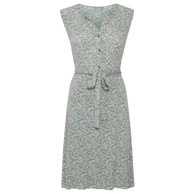 Abbildung von Fransa Fralcrinkle 3 Dress Freizeitkleid, Damen, Größe: XL, Clover green mix