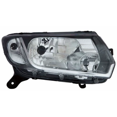 Abbildung von ABAKUS 551 1198R LD E2 Scheinwerfer rechts H4, PY21W, W21/5W P43t, BAU15s DACIA: SANDERO 2