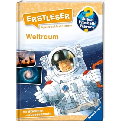 Abbildung von Wieso? Weshalb? Warum? Erstleser, Band 4: Weltraum: Mit Stickern und Leserätseln (Wieso? 4)