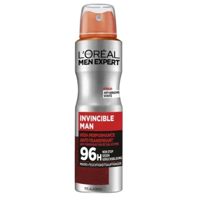 Abbildung von L&#039;Or&eacute;al Men Expert Invincible Man 96H Anti Transpirant Deo Spray Deospray 150ml
