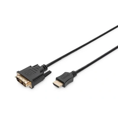 Abbildung von DIGITUS HDMI Adapterkabel Typ A zu DVI D (18+1) Full HD 3m Single Link Kompatibel mit PC, Monitor, Beamer