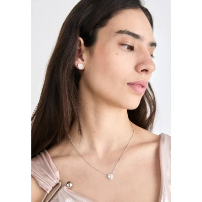 Abbildung von Swarovski Capsule Angelic SET Halskette silvercoloured, Damen, Größe: One Size, Silver coloured