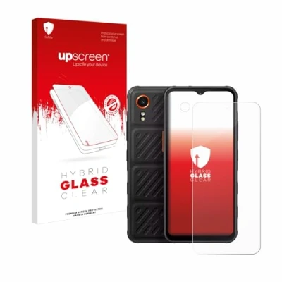 Abbildung von upscreen Schutzglas für Samsung Galaxy XCover 7 (Display+Kamera) Schutzfolie, Glas Folie [Klar, 9H Panzerschutz, Anti Fingerprint]