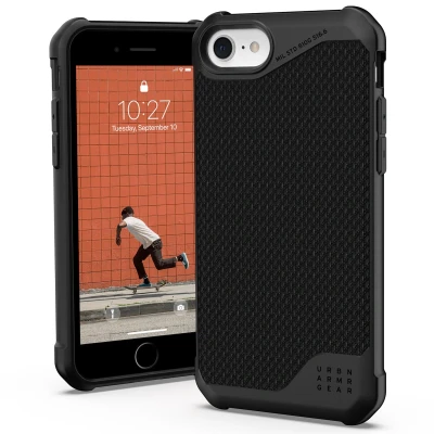 Abbildung von Apple iPhone SE (2022) Hülle Silikon UAG Soft Case/Backcover Handyhülle Schwarz Shockproof/Stoßfest