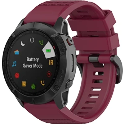 Abbildung von Shieranlee Fenix 7X Armband,26mm Breite Silikon Quick Fit Uhrenarmband für 5X Plus/Fenix 5X/Fenix 6X Pro/Fenix Sapphire/Fenix 3/Fenix 3 HR/Fenix 7X/Fenix Solar/Fenix Sapphire Solar