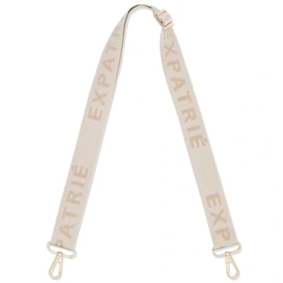 Abbildung von Expatrié Jeanne Shoulder Strap Reisezubehör, Damen, Größe: One Size, Logo beige