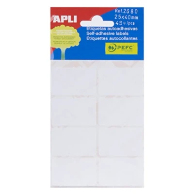 Abbildung von Apli 2680 Blister Etiketten adherentes starke